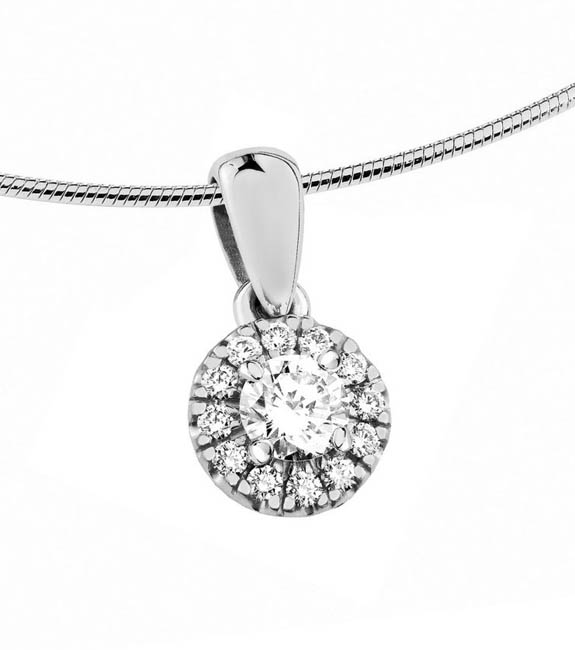Sandberg Toivomuslähde timanttiriipus V-514w 0,32 ct - Timanttikorut - V-514w - 1