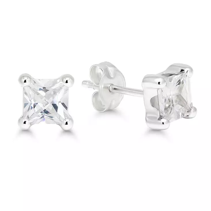 Valkokultakorvakorut zirkonia 1130201ZW - Kultakorut - 1130201ZW - 1