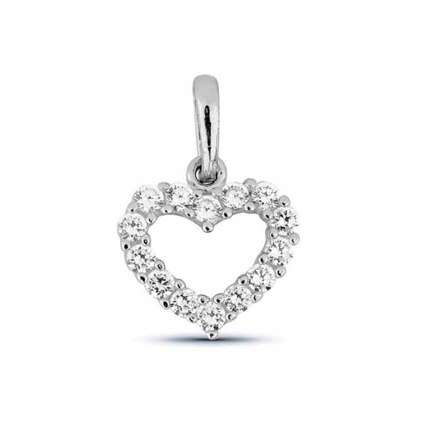 Korutuote Sydänriipus Zirkoniat K-P60929ZW - Kultakorut - K-P60929ZW - 1