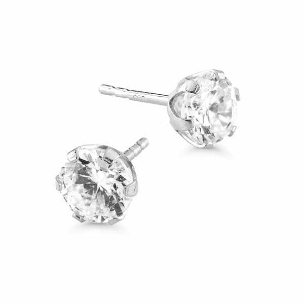 Valkokultaiset korvakorut 148991ZW - Kultakorut - 148991ZW - 1