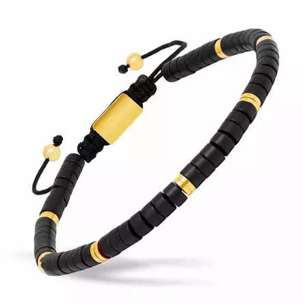 Miesten rannekoru onyx - Nahkakorut - SSB-4000onyx - 1