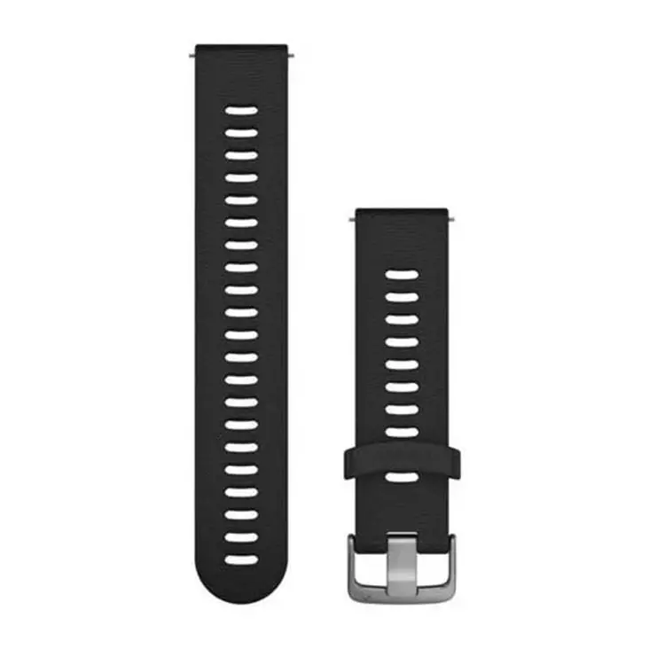 Garmin Quick Release 20mm silikoniranneke musta 010-11251-0Y - Garmin rannekkeet - 010-11251-0Y - 1