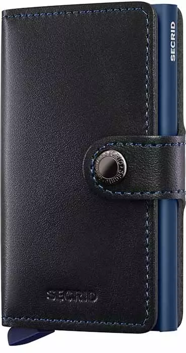 Secrid Miniwallet Original Black Navy - Lompakot ja korttikotelot - MO-BLACK-NAVY - 1