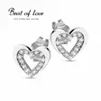 Beat of Love Sydän Hopeakorvakorut Zirkoneilla BOL-E3078Z - Hopeakorut - BOL-E3078Z - 1