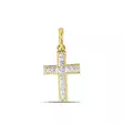 Korutuote Kultariipus Risti Zirkoneilla - Kultakorut - K-P61488Z - 1