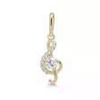 Kultainen riipus nuottiavain K-P84610Z - Kultakorut - K-P84610Z - 1
