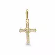 Kultainen ristiriipus zirkoneilla K-P65790Z - Kultakorut - K-P65790Z - 1