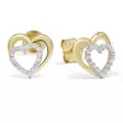 Kultaiset korvakorut sydämet K-E96751Z - Kultakorut - K-E96751Z - 1
