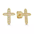 Kultaiset ristikorvakorut K-E53204Z - Kultakorut - K-E53204Z - 1