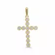 Korutuote Kultainen Ristiriipus Zirkonit K-P66692Z - Kultakorut - K-P66692Z - 1