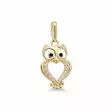Korutuote Kultariipus Pöllö Zirkoni K-P63255Z - Kultakorut - K-P63255Z - 1
