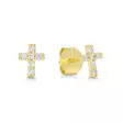 Kultaiset ristikorvakorut K-E54796Z - Kultakorut - K-E54796Z - 1