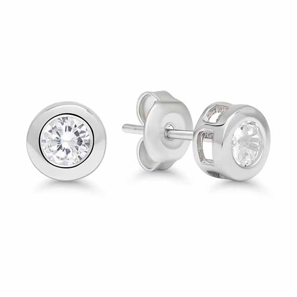 Hopeakorvakorut zirkoneilla BOL-E3749Z - Hopeakorut - BOL-E3749Z - 1