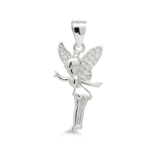 Hopeariipus keiju zirkoneilla P-3203Z - Hopeakorut - P-3203Z - 1