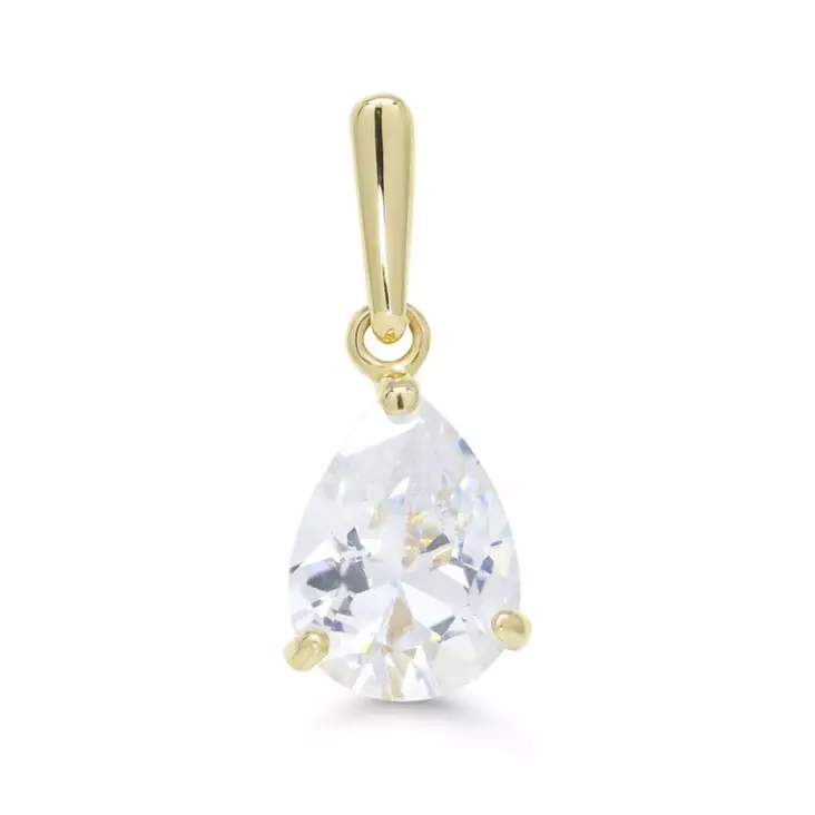 Kultainen pisarariipus zirkonia K-P63504Z - Kultakorut - K-P63504Z - 1