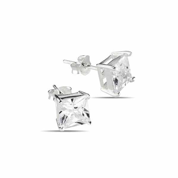 Korutuote Hopeakorvakorut Neliö Zirkoni ES-44Z - Hopeakorut - ES-44Z - 1